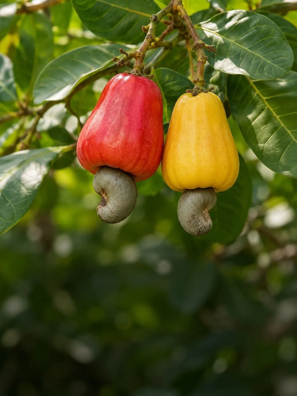 Quả điều chín trên cành