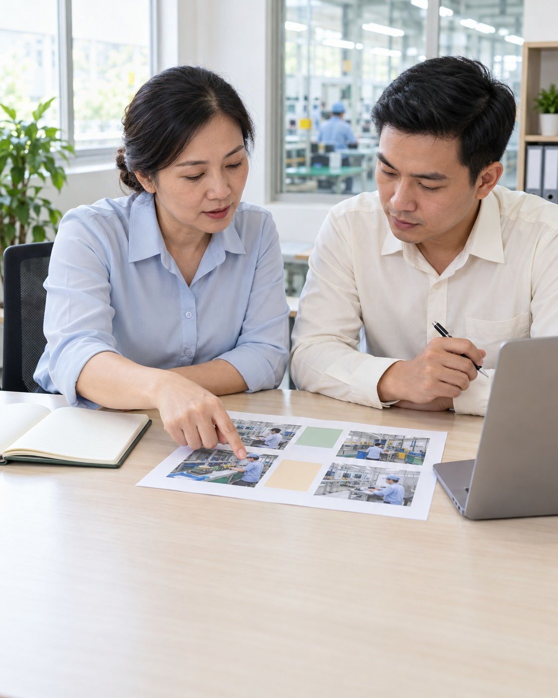Minh họa trao đổi yêu cầu tại doanh nghiệp